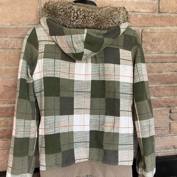 Roxy Green Plaid Jacket - Picture 6 of 9